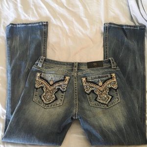 Miss Me Jeans Modern Aztec 31x34 Midrise Bootcut